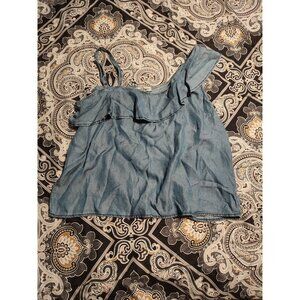 Crave Fame Women's Flowey Babydoll Blouse Size L